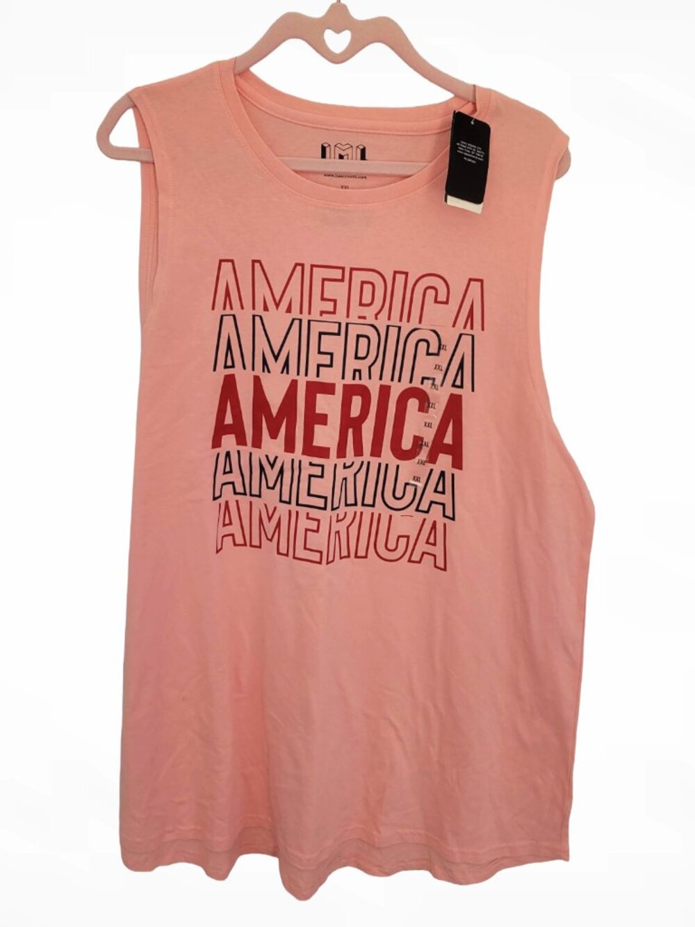 EPC IMC Isaac Morris Womens Fashion Coral America XXL Tank Top